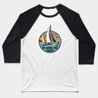 Boat sailing | Open water yach sailing Baseball T-Shirt